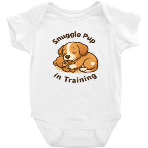 Snuggle Pup In Training Onesie